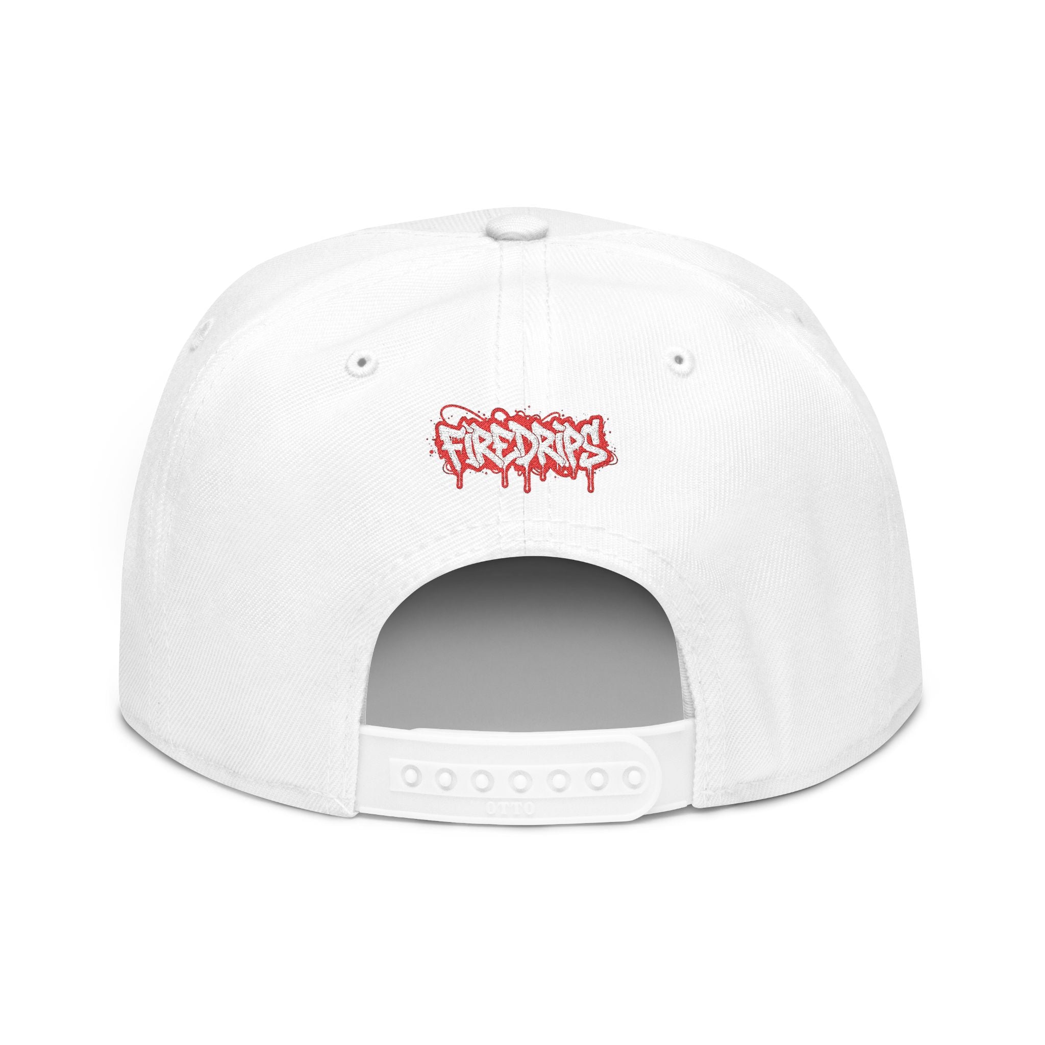 Flame FD Distressed Logo Snapback Hat | Youth/Adult Streetwear Cap