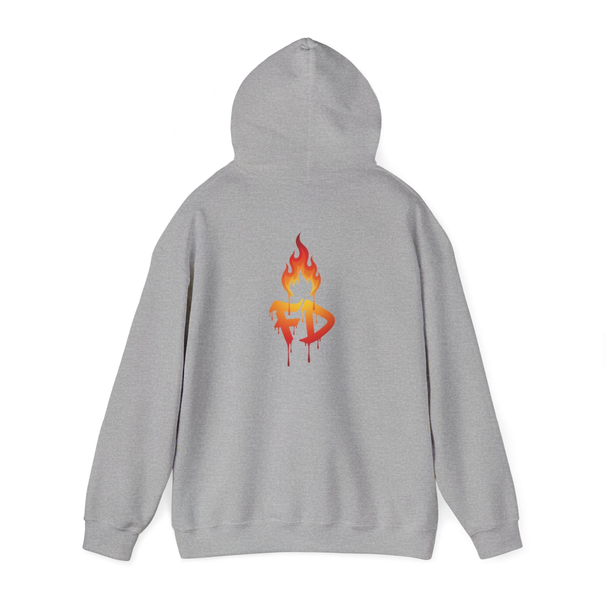 FireDrips Heavyweight Hoodie — 8.0 oz Cotton-Poly Blend, Unisex Oversized Streetwear, 7 Colors, Sizes S–5XL
