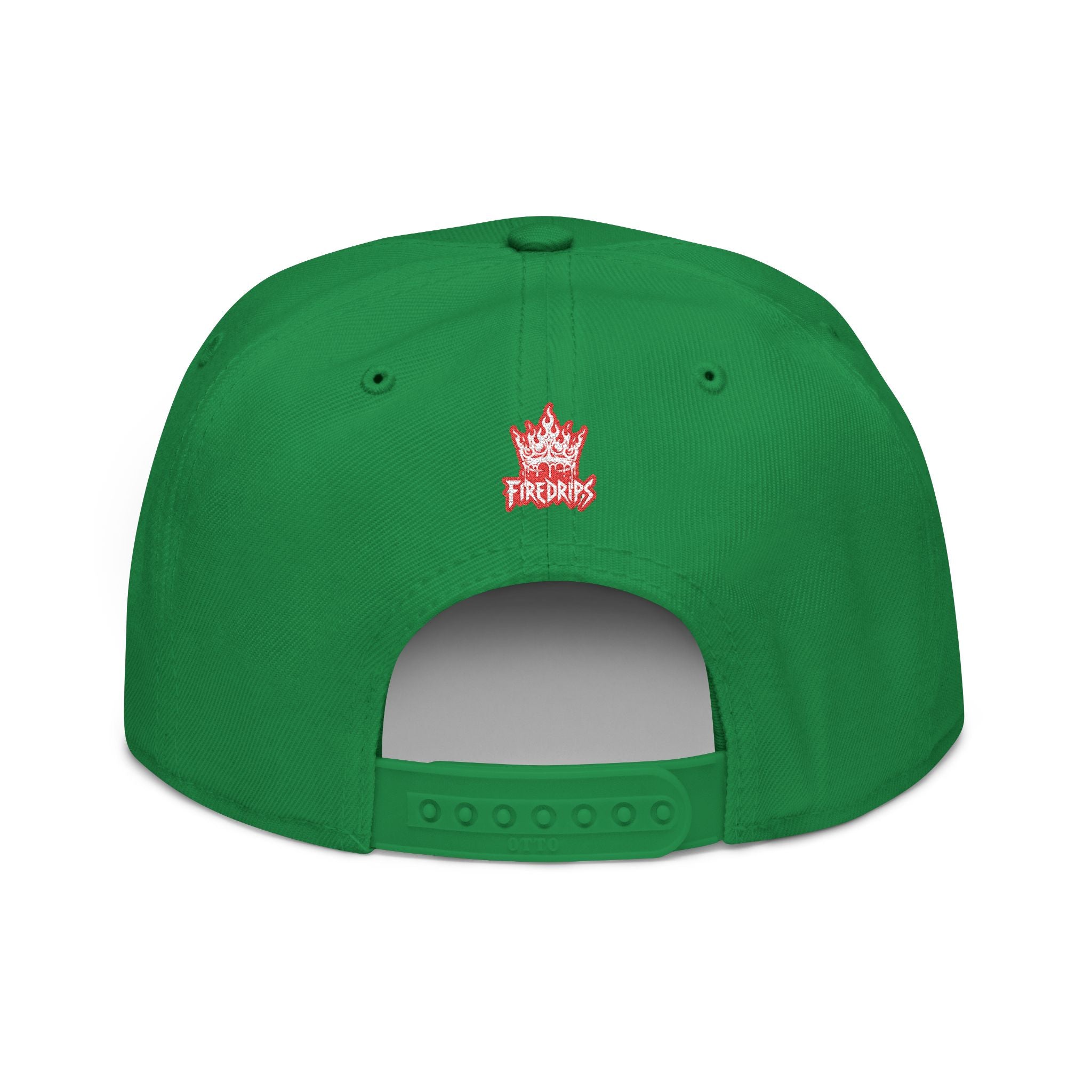 Flame FD Distressed Logo Snapback Hat | Youth/Adult Streetwear Cap