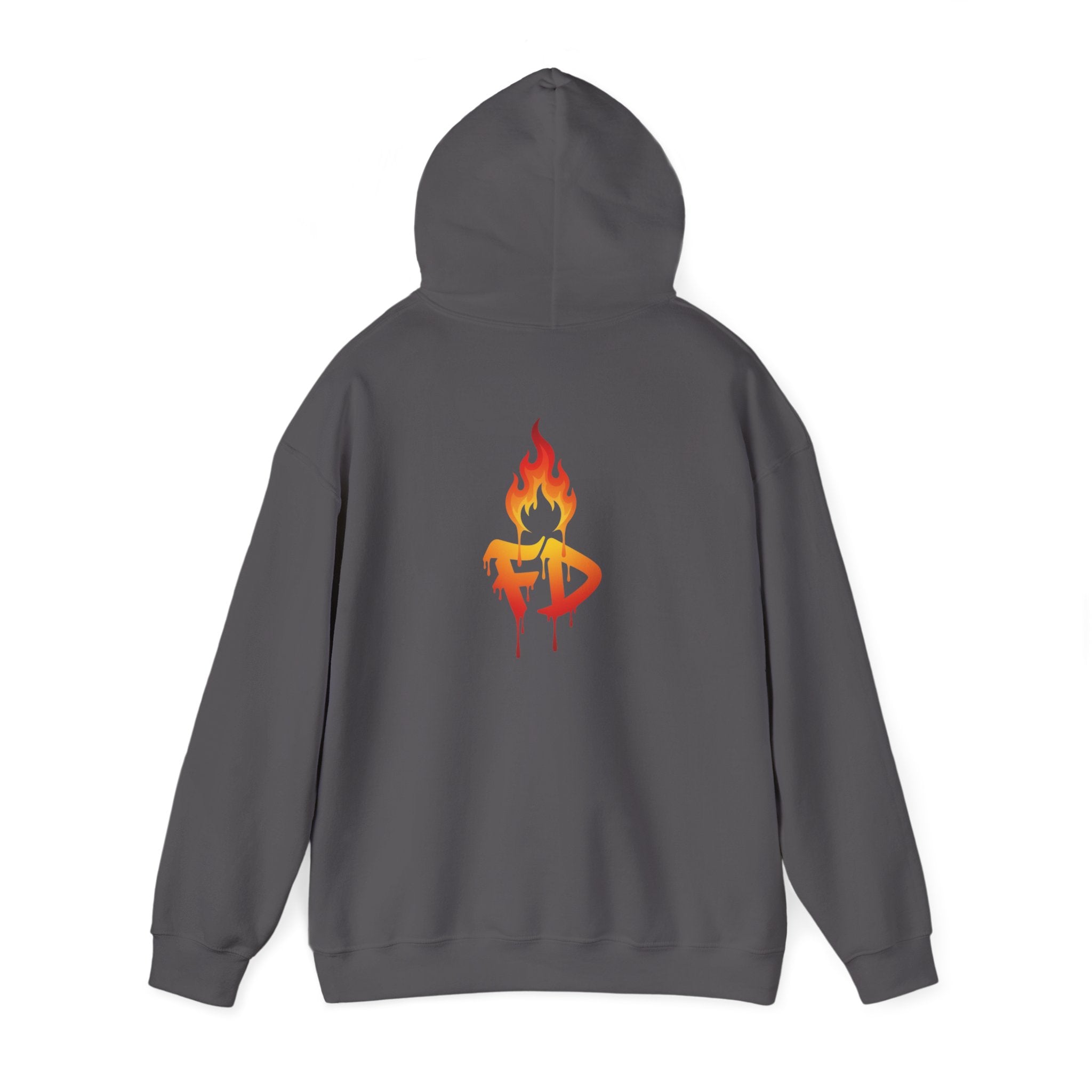 FireDrips Heavyweight Hoodie — 8.0 oz Cotton-Poly Blend, Unisex Oversized Streetwear, 7 Colors, Sizes S–5XL