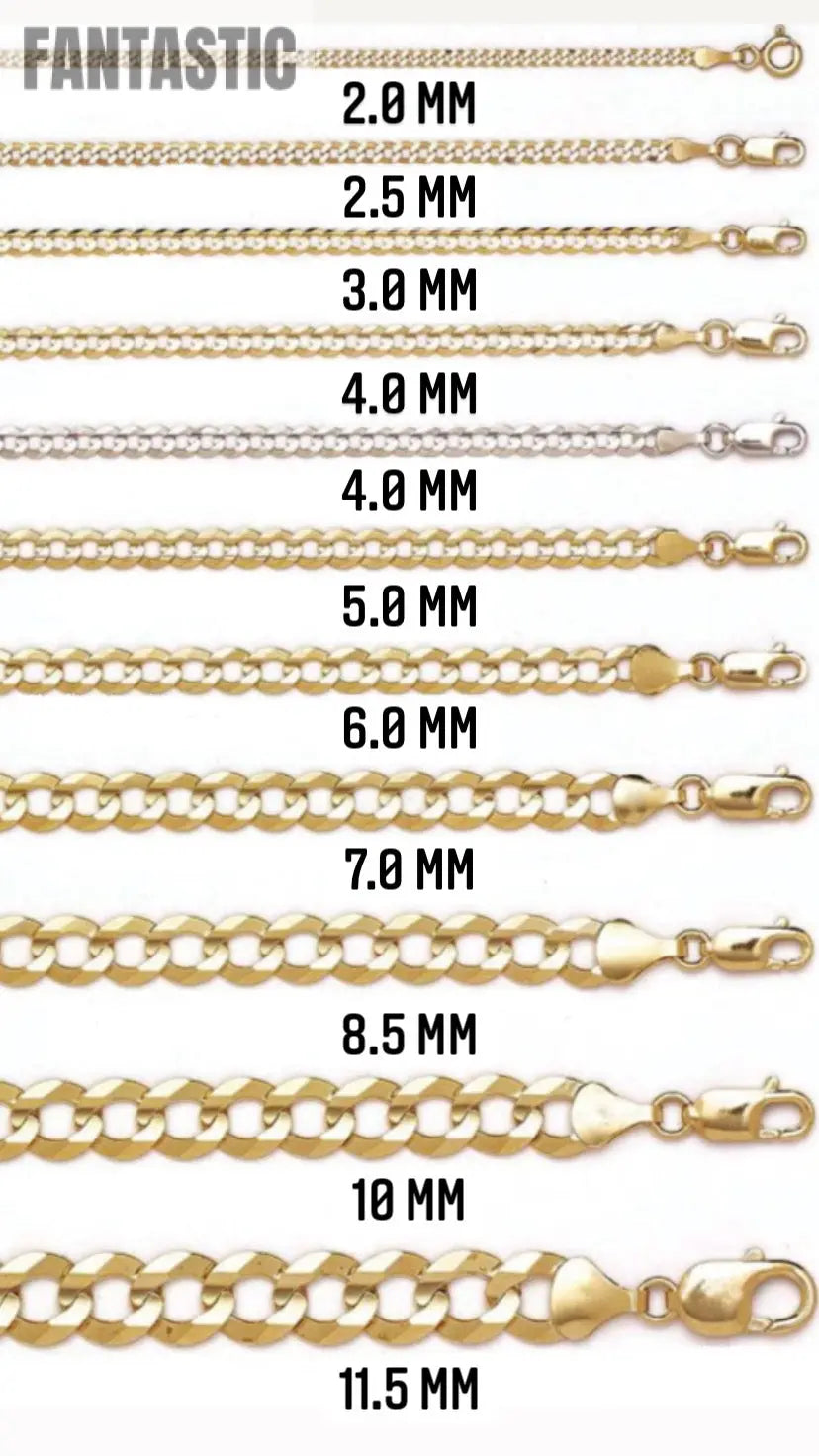 10K Gold Hollow Miami Cuban Link Chain