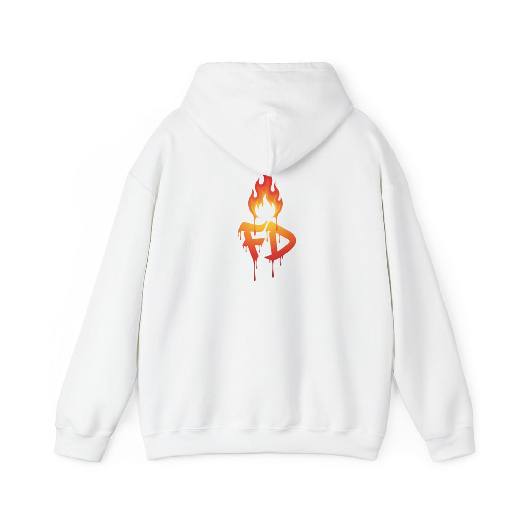 FireDrips Heavyweight Hoodie — 8.0 oz Cotton-Poly Blend, Unisex Oversized Streetwear, 7 Colors, Sizes S–5XL