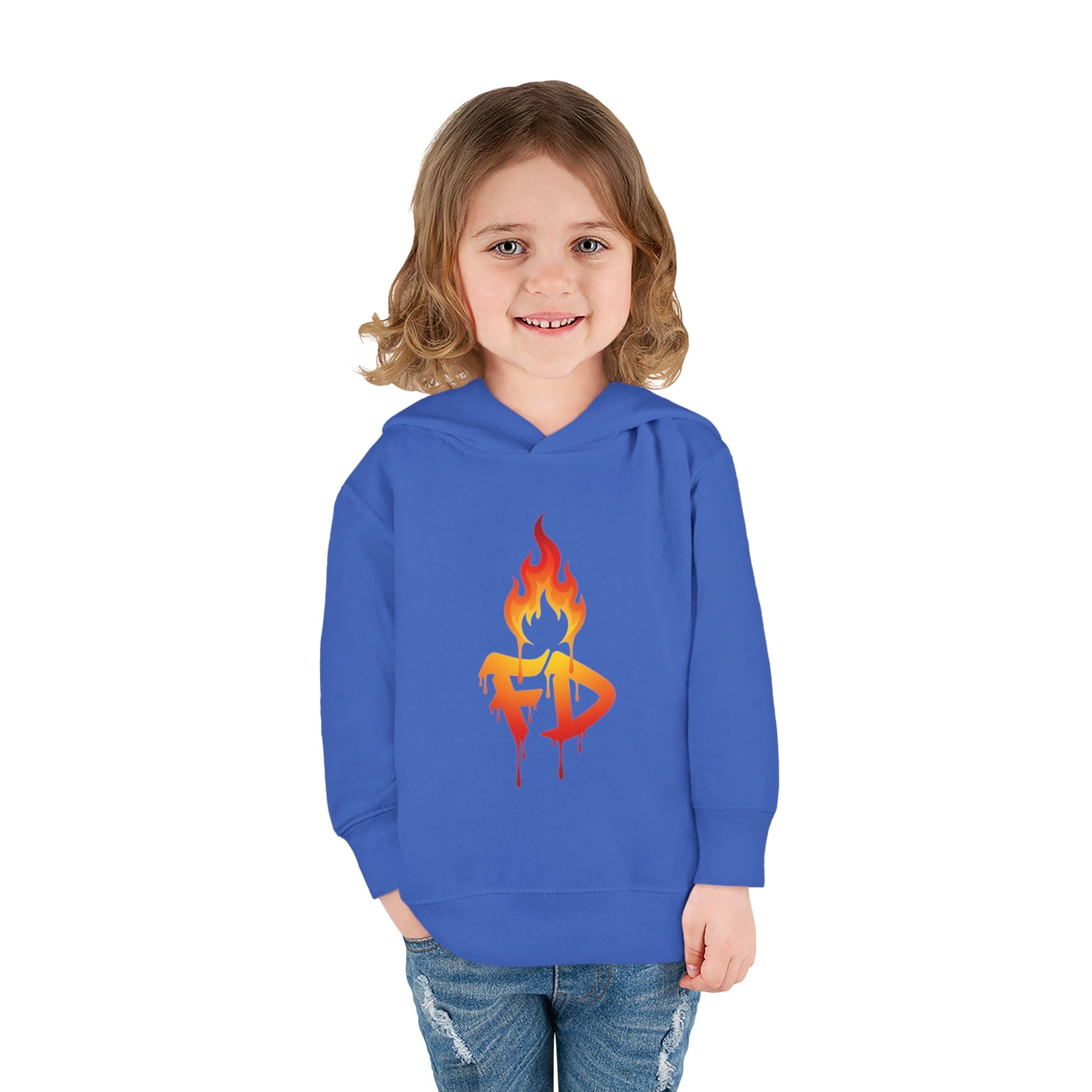 FireDrips Flame Toddler Hoodie – Graphic Pullover for Kids