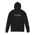 Dragon & Geisha Hooded Long Sleeve Tee — Monochrome Serpent Back Print