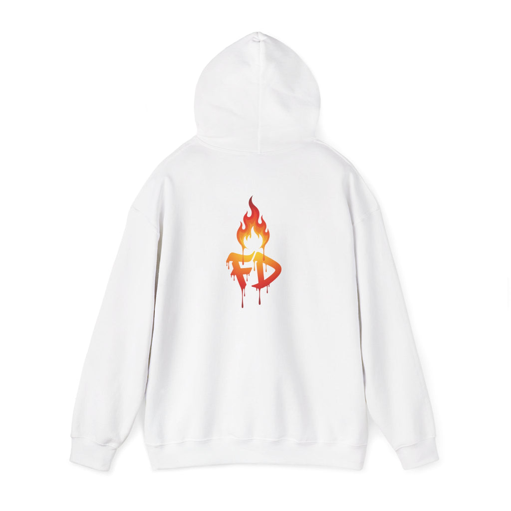 FireDrips Heavyweight Hoodie — 8.0 oz Cotton-Poly Blend, Unisex Oversized Streetwear, 7 Colors, Sizes S–5XL