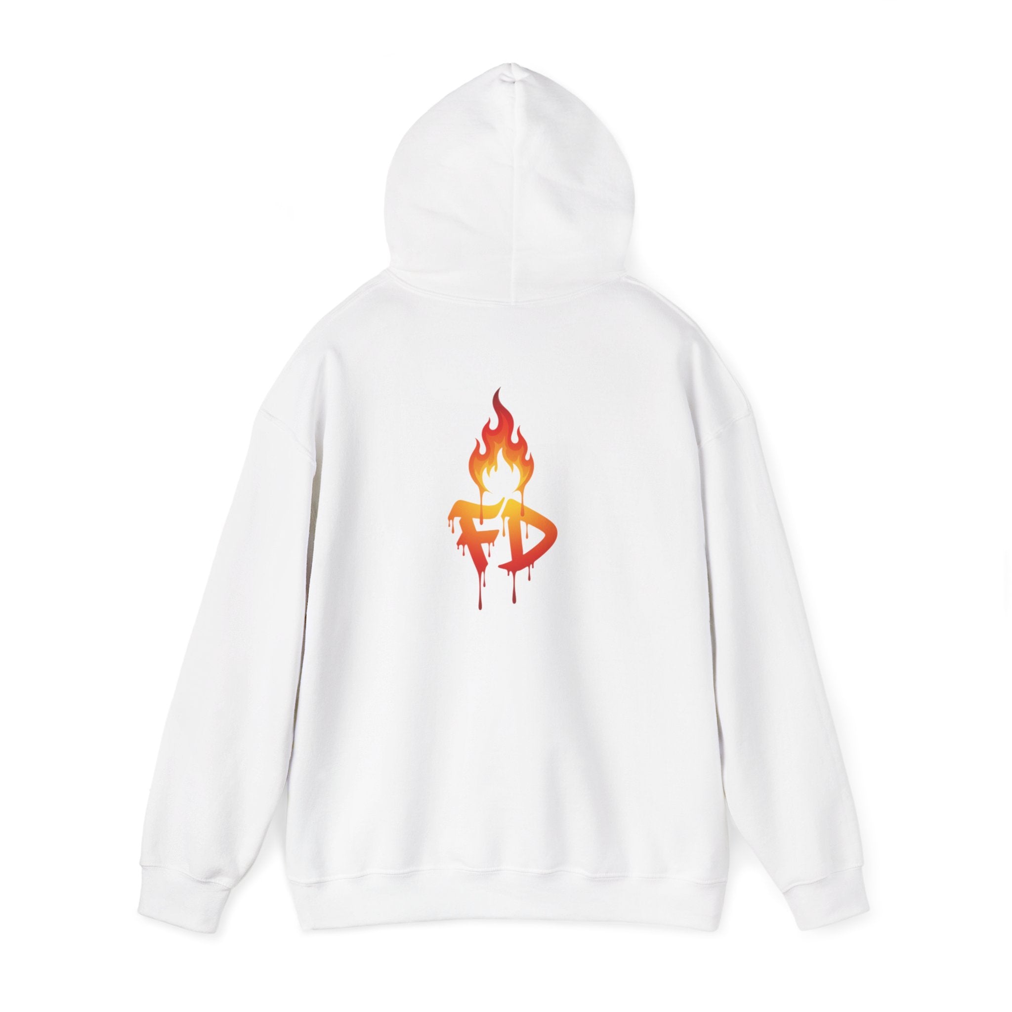 FireDrips Heavyweight Hoodie — 8.0 oz Cotton-Poly Blend, Unisex Oversized Streetwear, 7 Colors, Sizes S–5XL