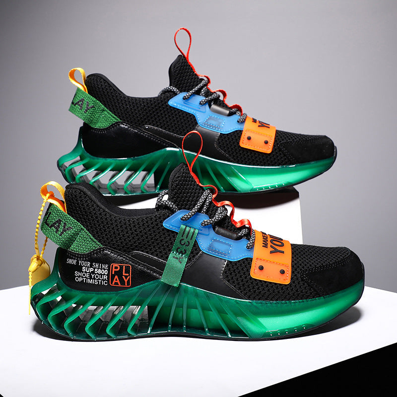 Men's Lace-Up Sport Running Sneakers