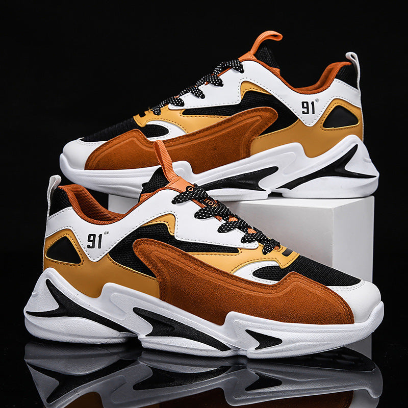 Men's Korean Slim-Fit All-Day Running Sneakers