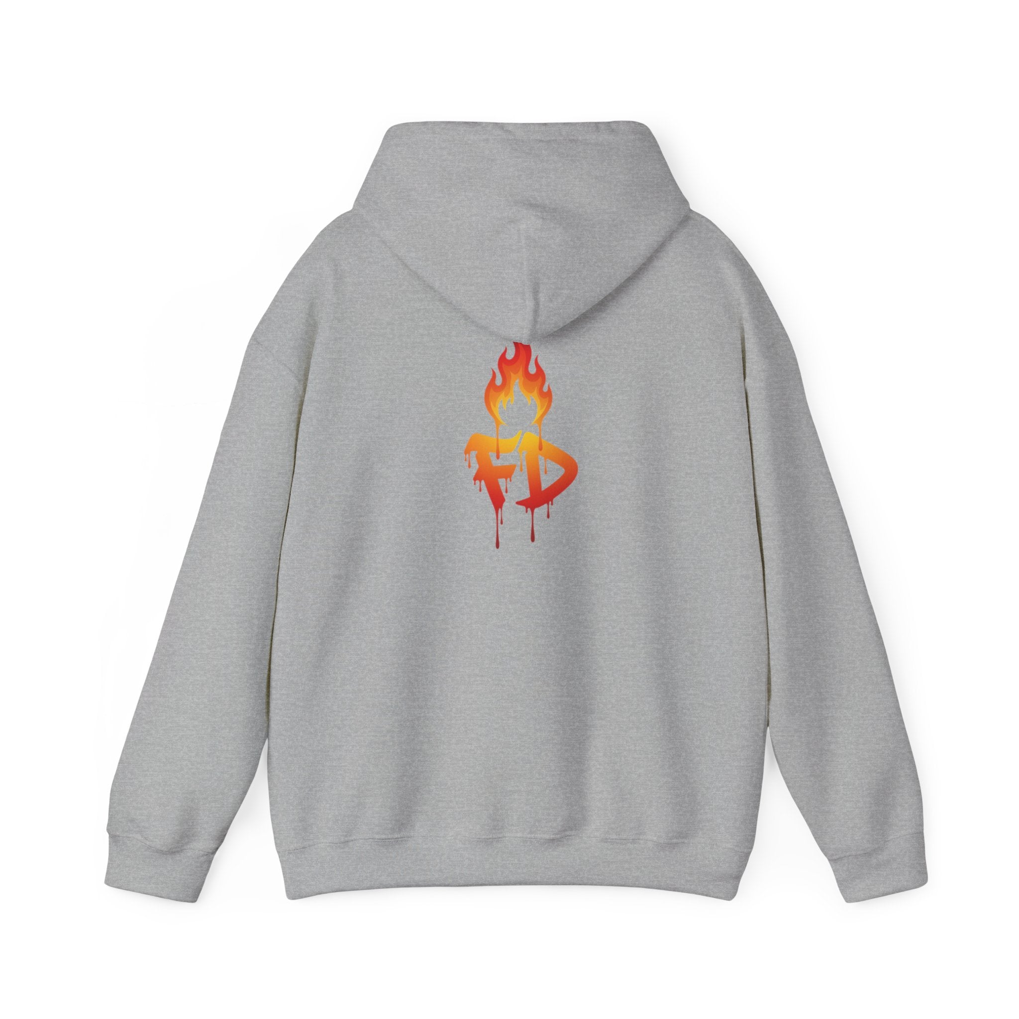 FireDrips Heavyweight Hoodie — 8.0 oz Cotton-Poly Blend, Unisex Oversized Streetwear, 7 Colors, Sizes S–5XL