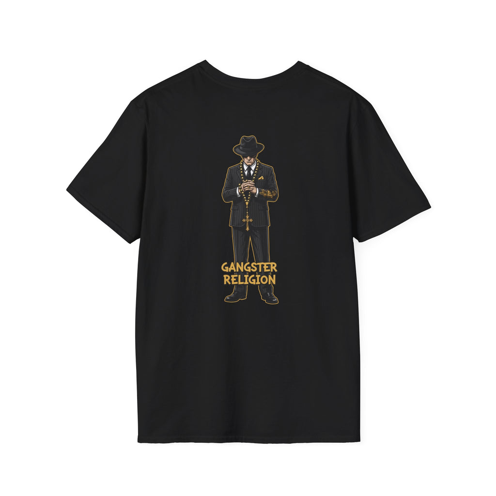 FireDrips Gangster Religion Gold Drip Graphic Tee