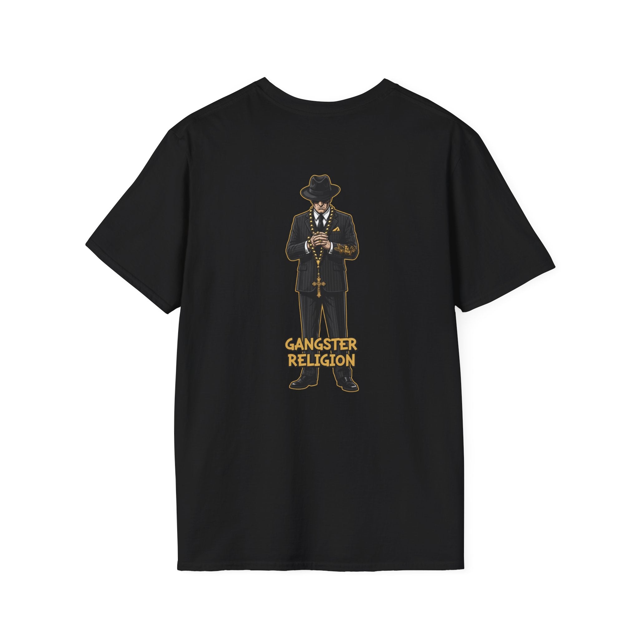FireDrips Gangster Religion Gold Drip Graphic Tee