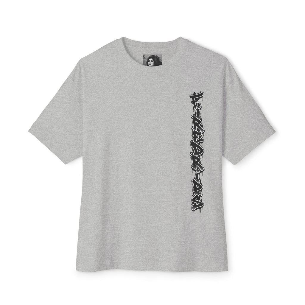 Ghostly Sad Geisha Oversized Graphic Tee — Dark Streetwear