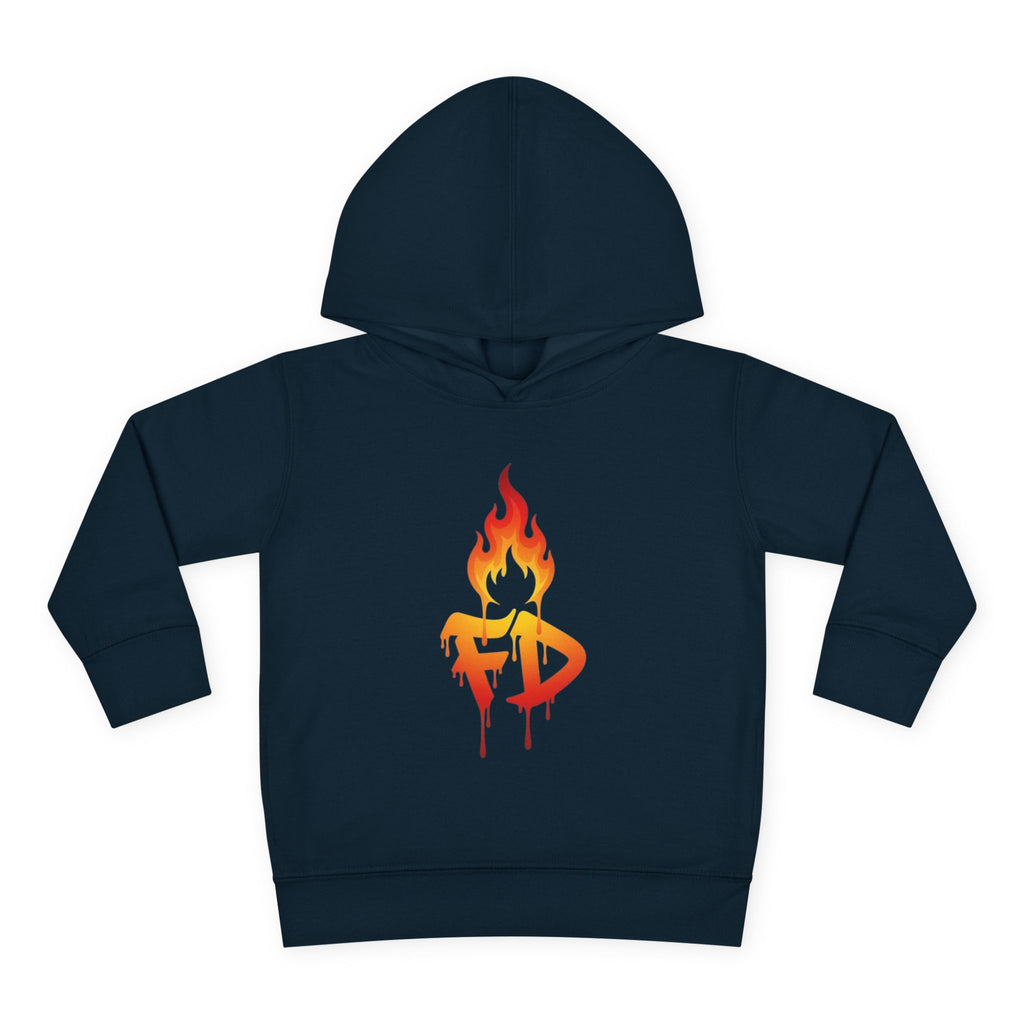 FireDrips Flame Toddler Hoodie – Graphic Pullover for Kids
