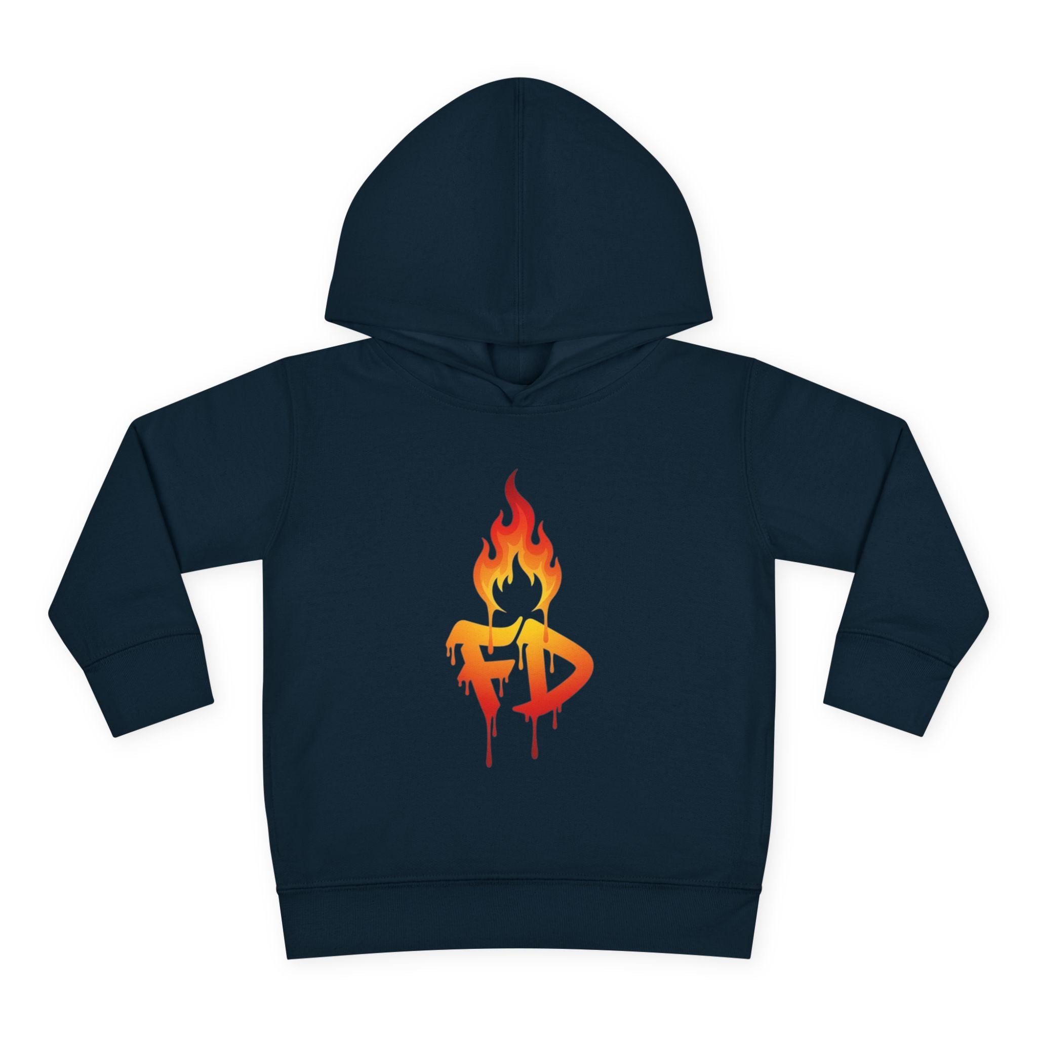 FireDrips Flame Toddler Hoodie – Graphic Pullover for Kids