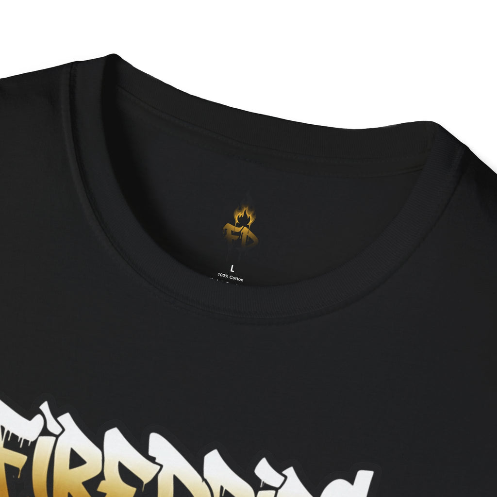FireDrips Gangster Religion Gold Drip Graphic Tee