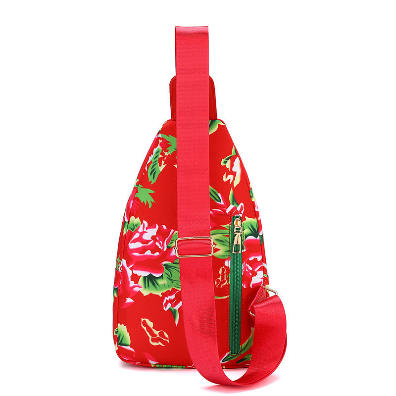 Men's Lightweight Nylon Chest Pack - High Capacity Crossbody Bag for Travel & Everyday Use