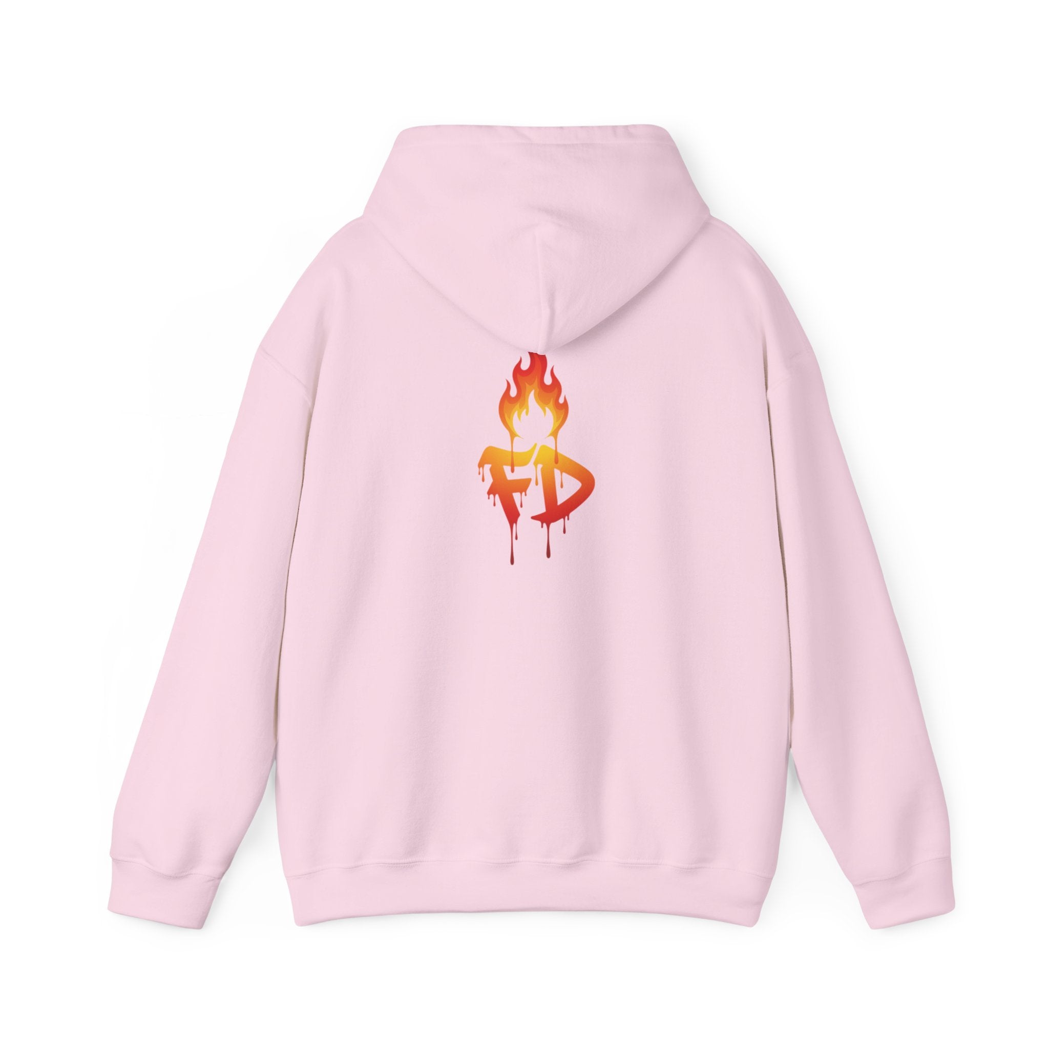 FireDrips Heavyweight Hoodie — 8.0 oz Cotton-Poly Blend, Unisex Oversized Streetwear, 7 Colors, Sizes S–5XL