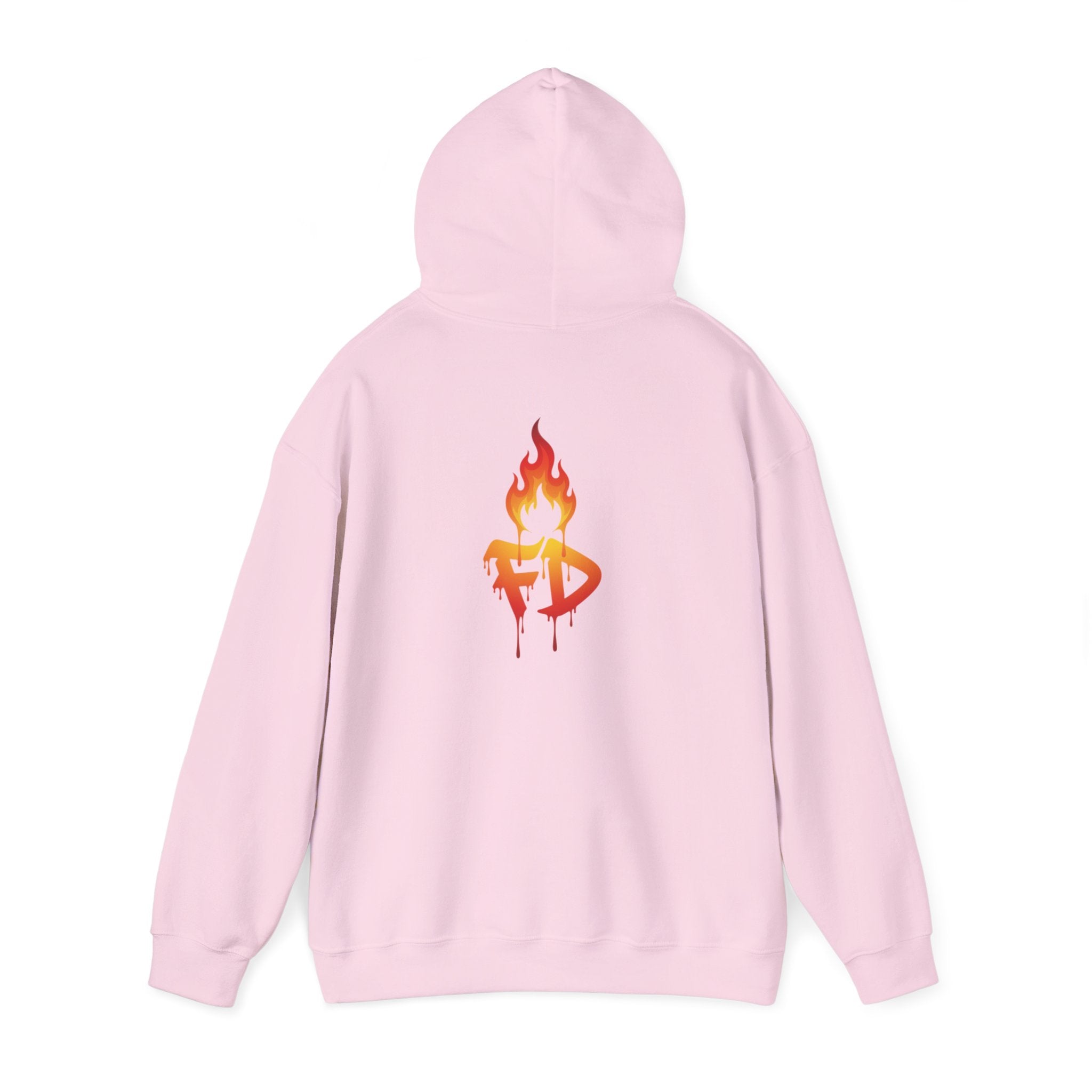 FireDrips Heavyweight Hoodie — 8.0 oz Cotton-Poly Blend, Unisex Oversized Streetwear, 7 Colors, Sizes S–5XL