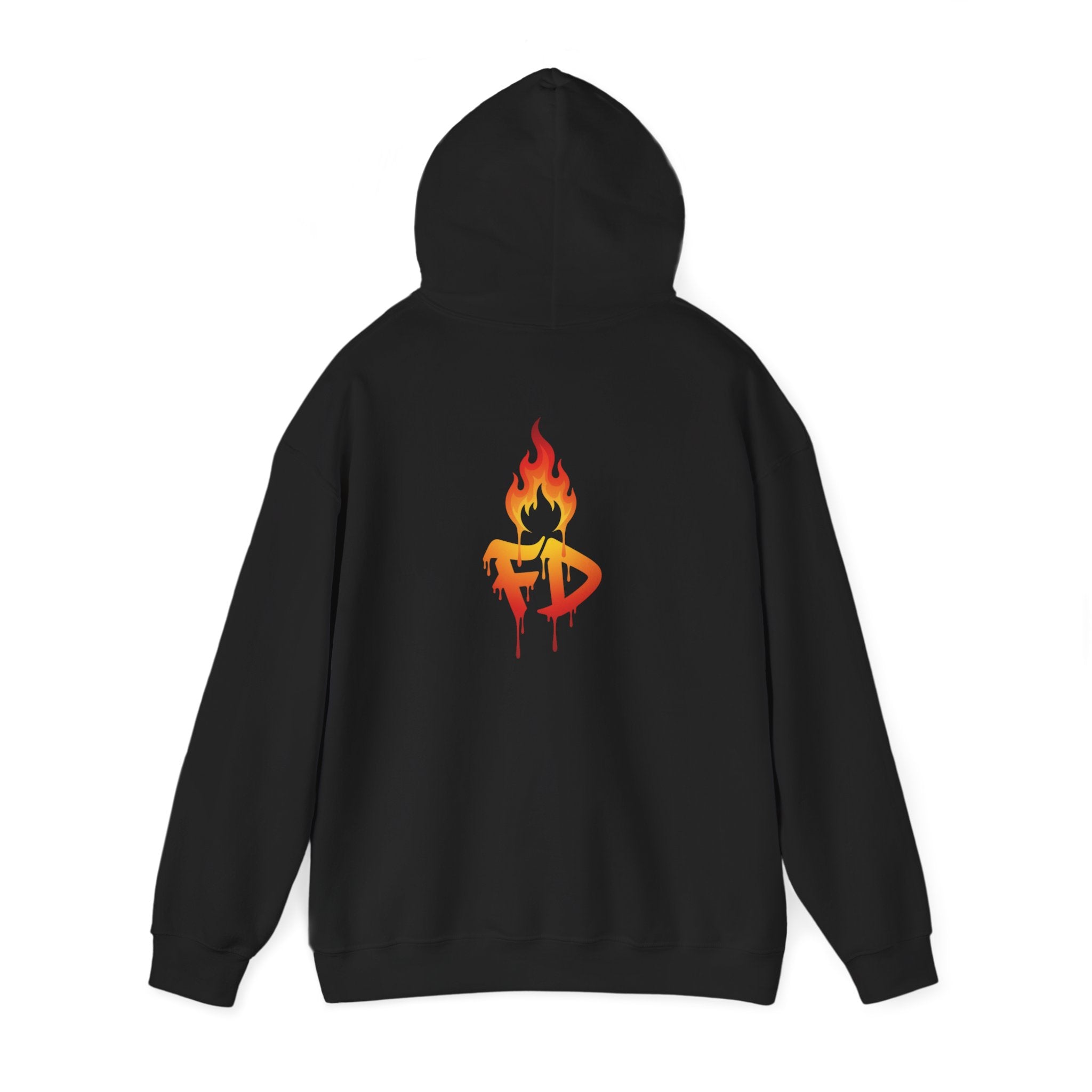 FireDrips Heavyweight Hoodie — 8.0 oz Cotton-Poly Blend, Unisex Oversized Streetwear, 7 Colors, Sizes S–5XL