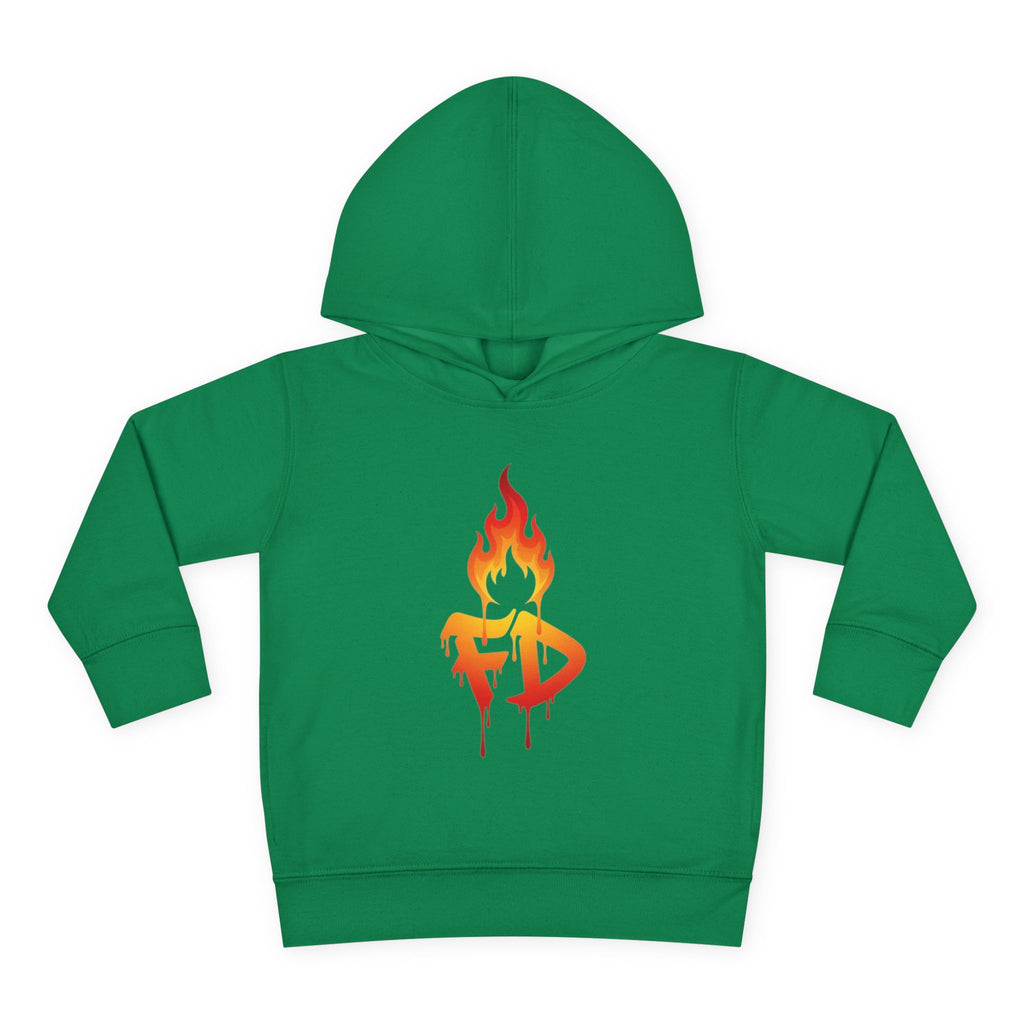 FireDrips Flame Toddler Hoodie – Graphic Pullover for Kids