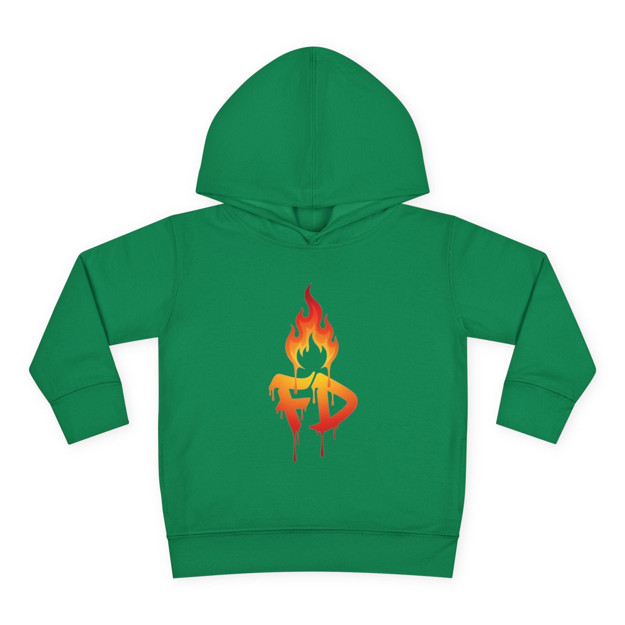 FireDrips Flame Toddler Hoodie – Graphic Pullover for Kids
