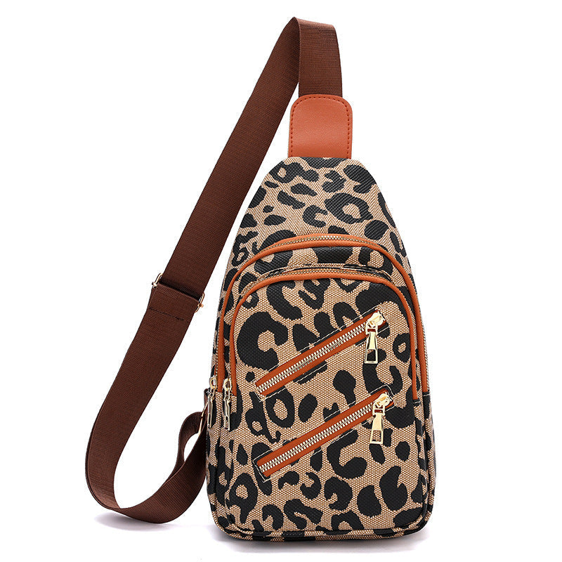 Men's Lightweight Nylon Chest Pack - High Capacity Crossbody Bag for Travel & Everyday Use