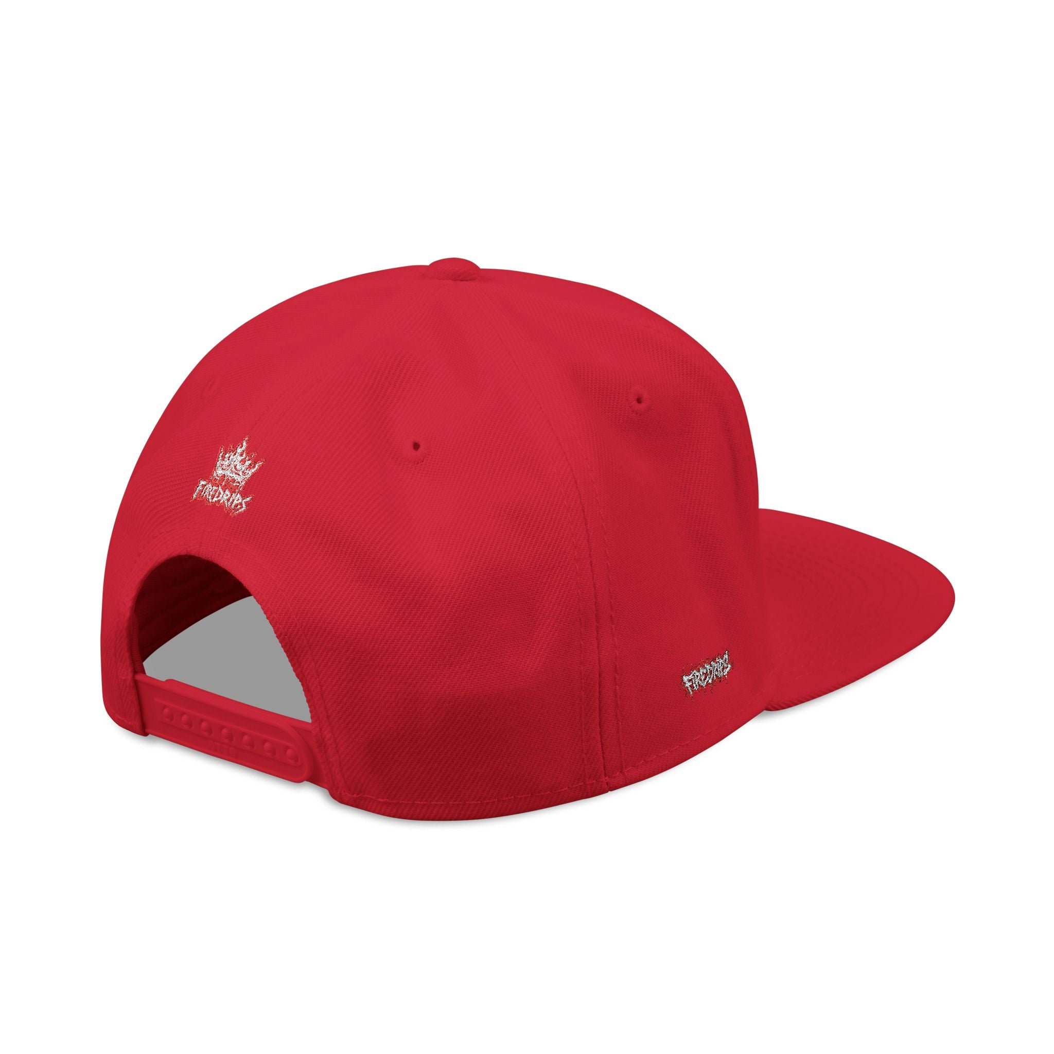 Flame FD Distressed Logo Snapback Hat | Youth/Adult Streetwear Cap