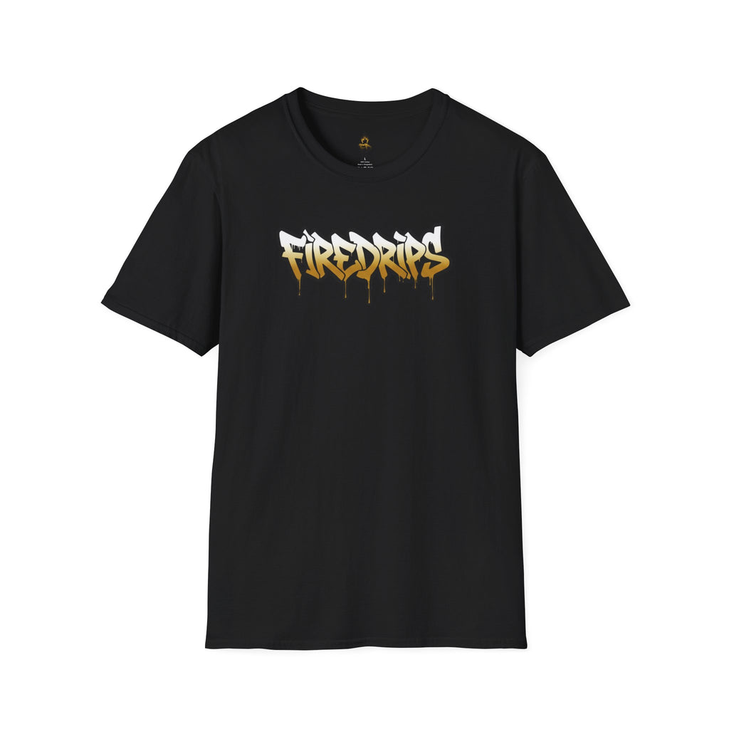 FireDrips Gangster Religion Gold Drip Graphic Tee
