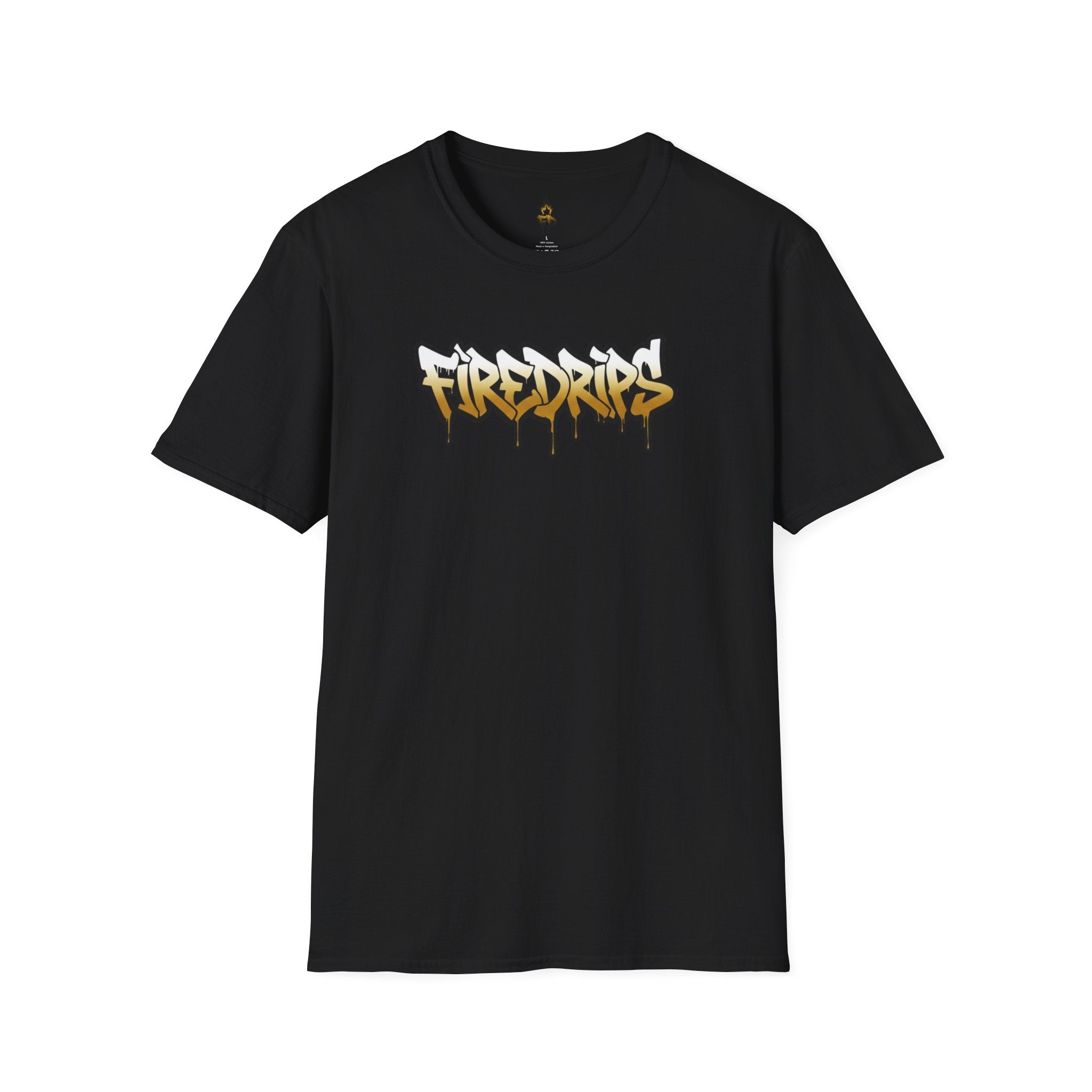 FireDrips Gangster Religion Gold Drip Graphic Tee
