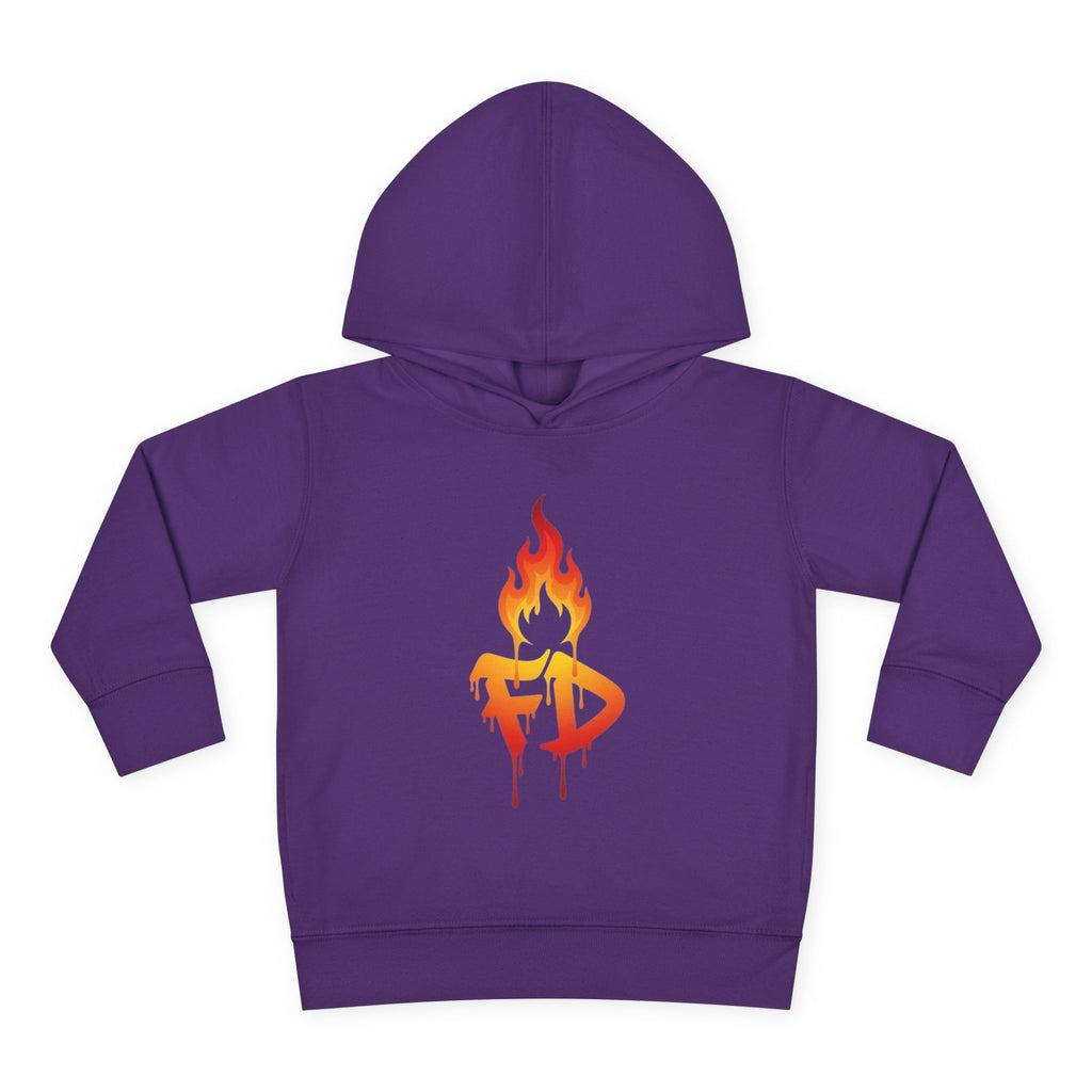 FireDrips Flame Toddler Hoodie – Graphic Pullover for Kids