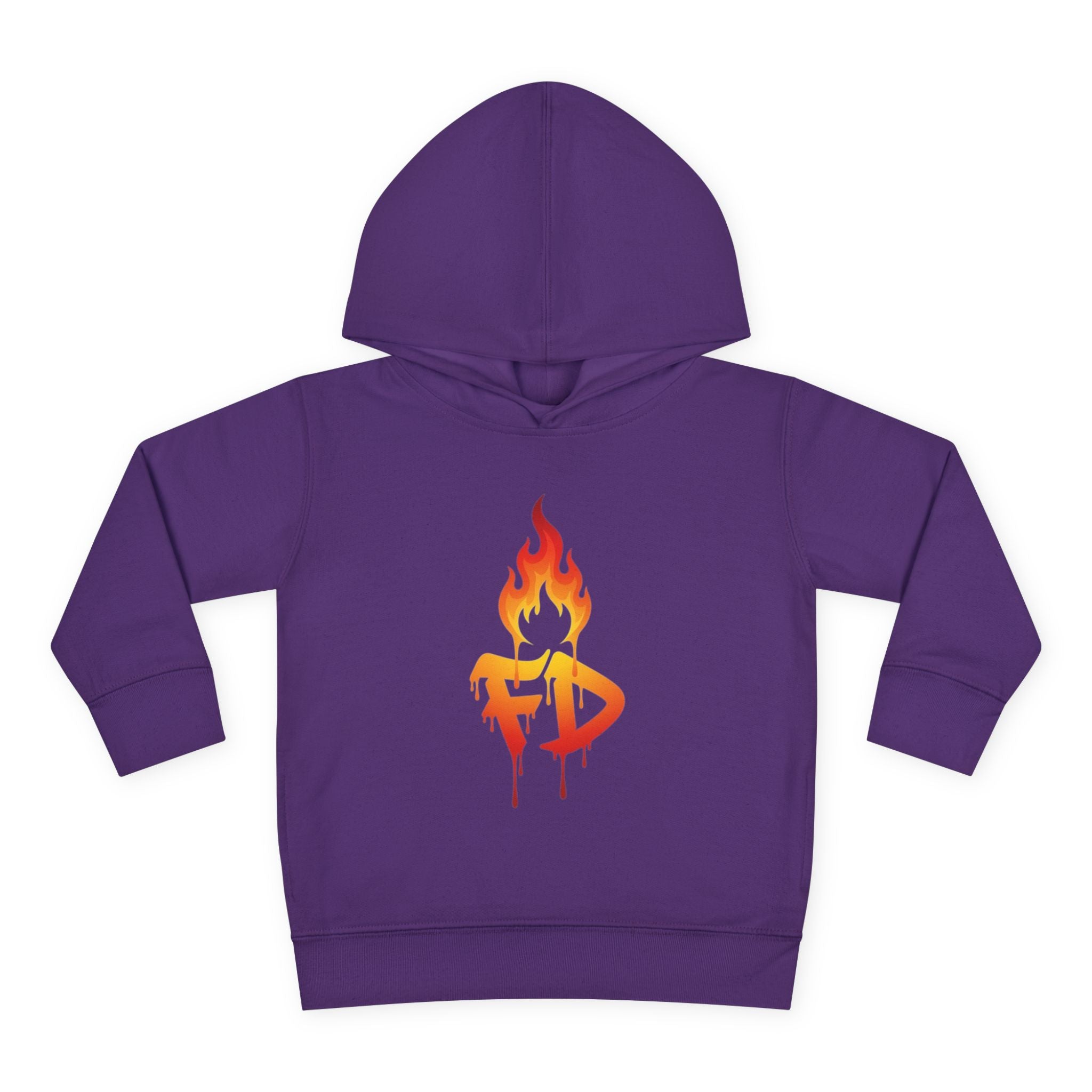 FireDrips Flame Toddler Hoodie – Graphic Pullover for Kids