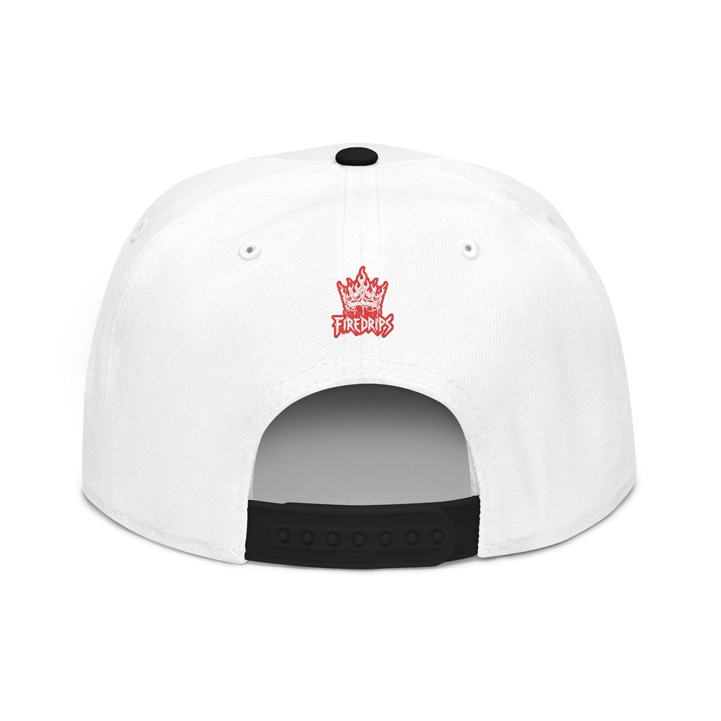 Flame FD Distressed Logo Snapback Hat | Youth/Adult Streetwear Cap
