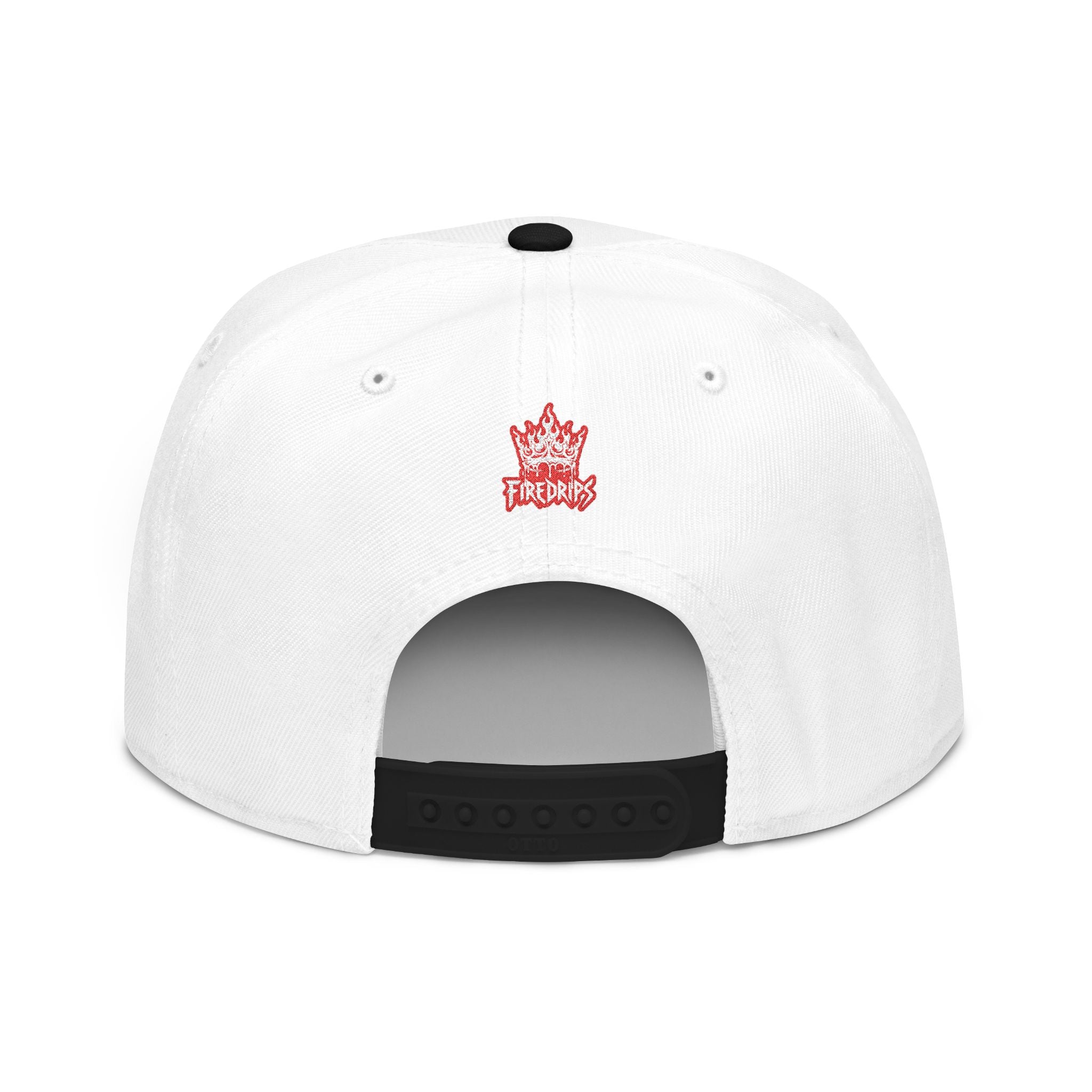 Flame FD Distressed Logo Snapback Hat | Youth/Adult Streetwear Cap