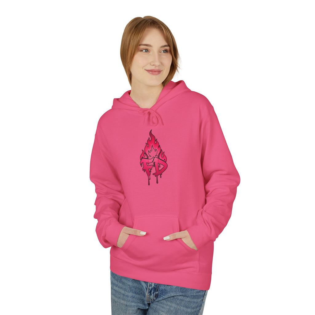 FireDrips Crown Sneakers Hoodie — Neon Streetwear Pullover
