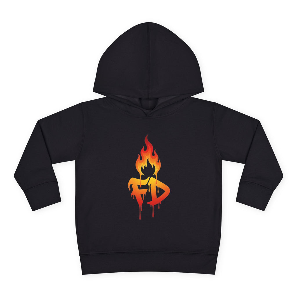 FireDrips Flame Toddler Hoodie – Graphic Pullover for Kids