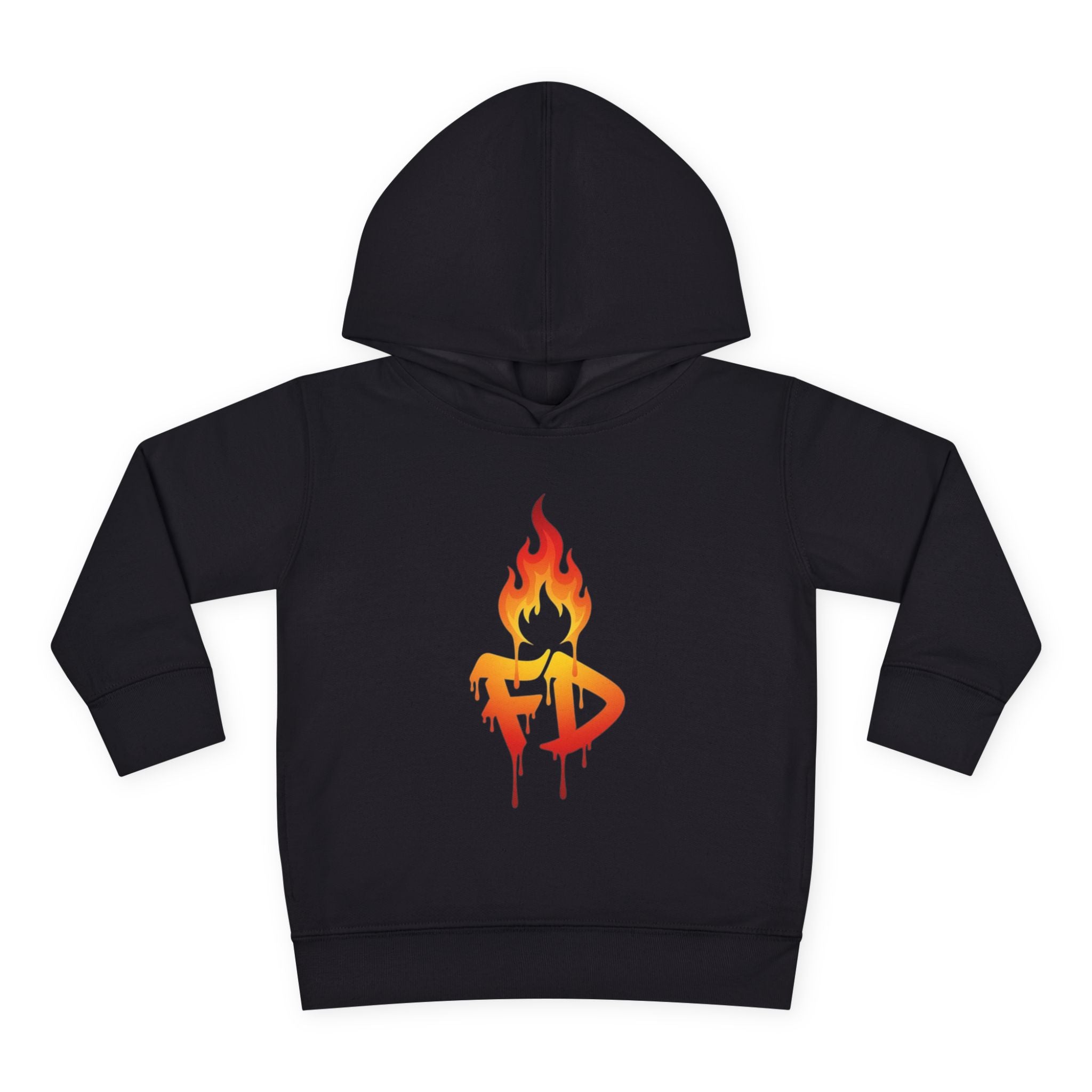 FireDrips Flame Toddler Hoodie – Graphic Pullover for Kids