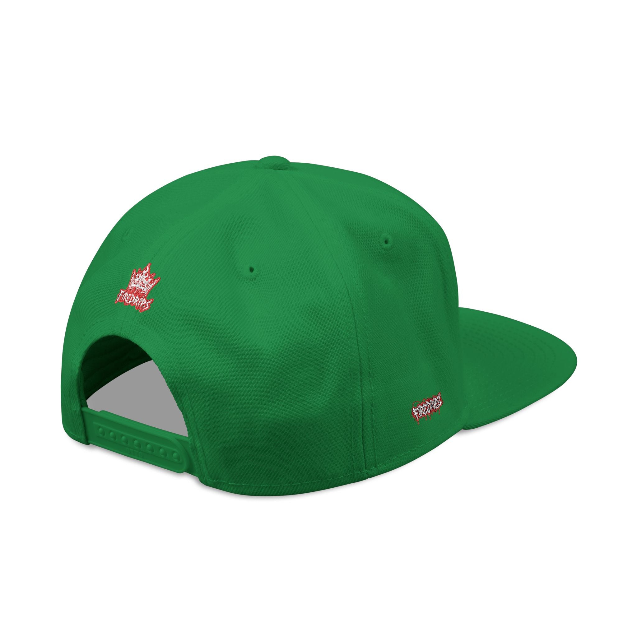 Flame FD Distressed Logo Snapback Hat | Youth/Adult Streetwear Cap