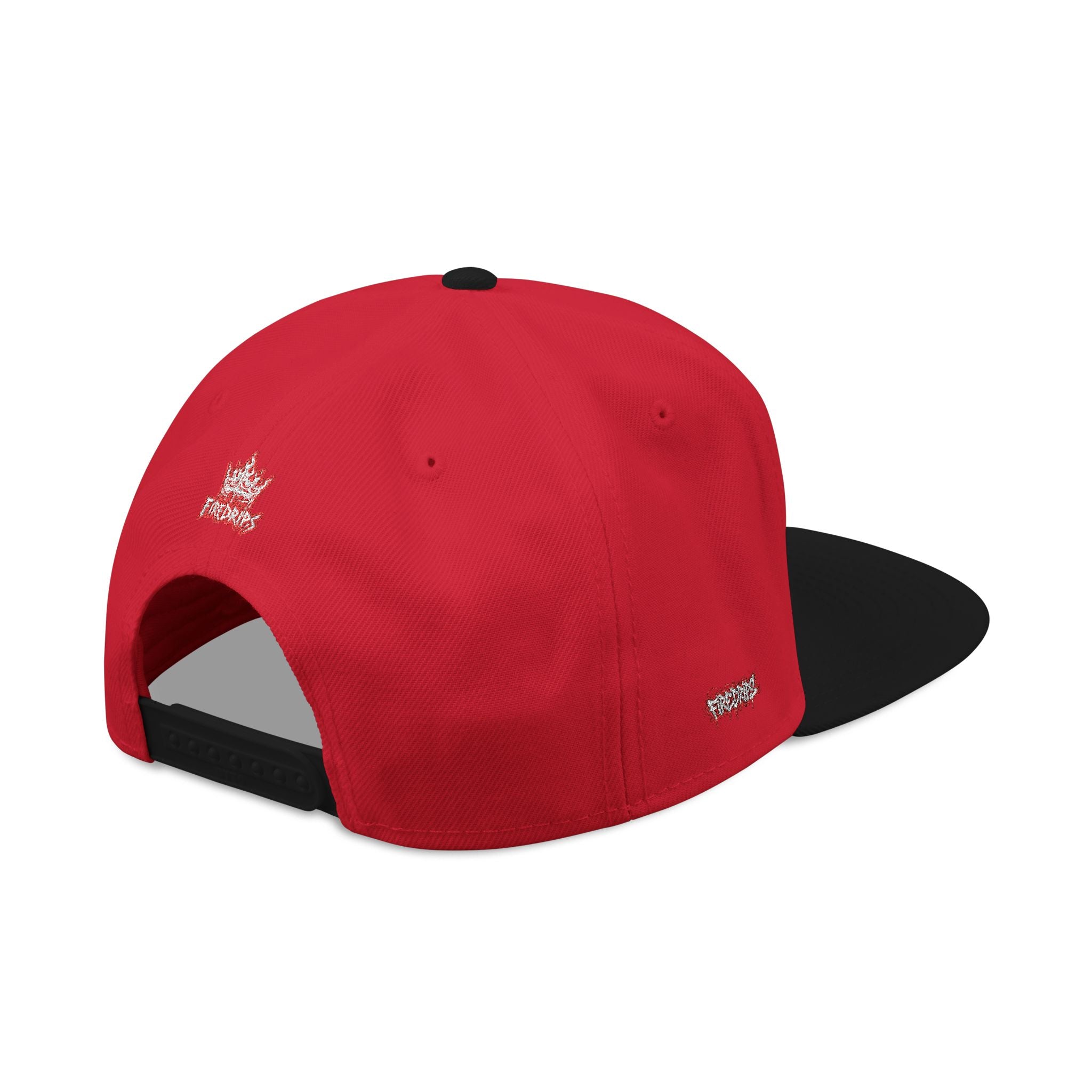 Flame FD Distressed Logo Snapback Hat | Youth/Adult Streetwear Cap