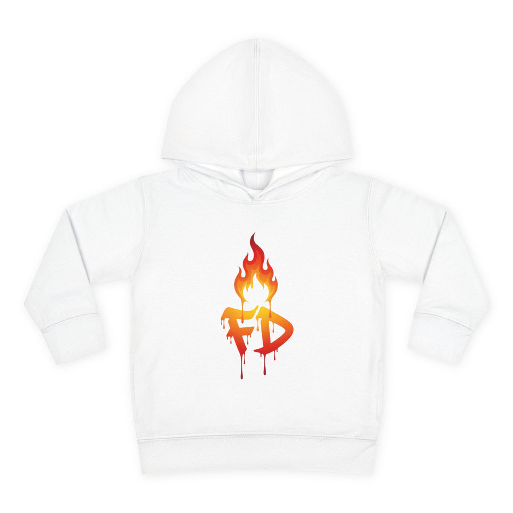 FireDrips Flame Toddler Hoodie – Graphic Pullover for Kids