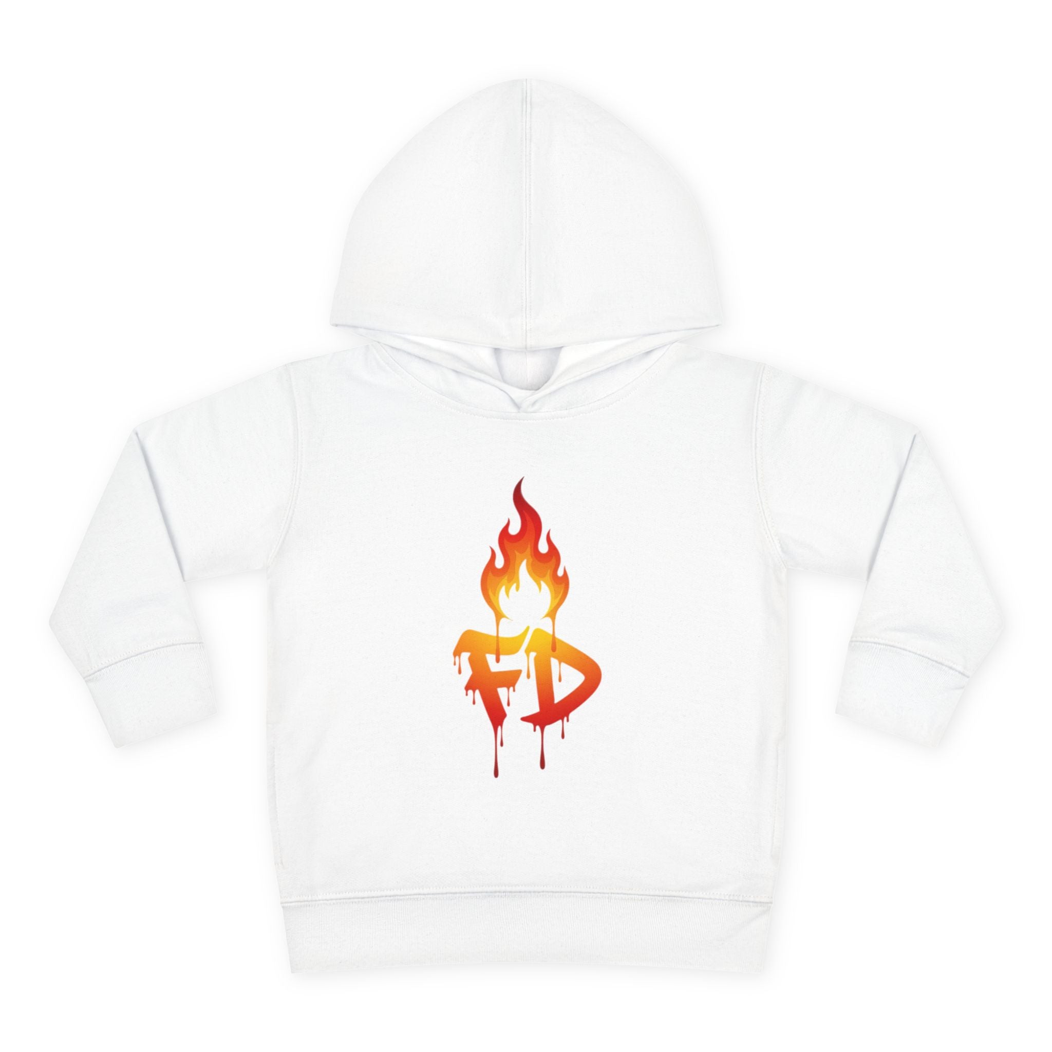 FireDrips Flame Toddler Hoodie – Graphic Pullover for Kids