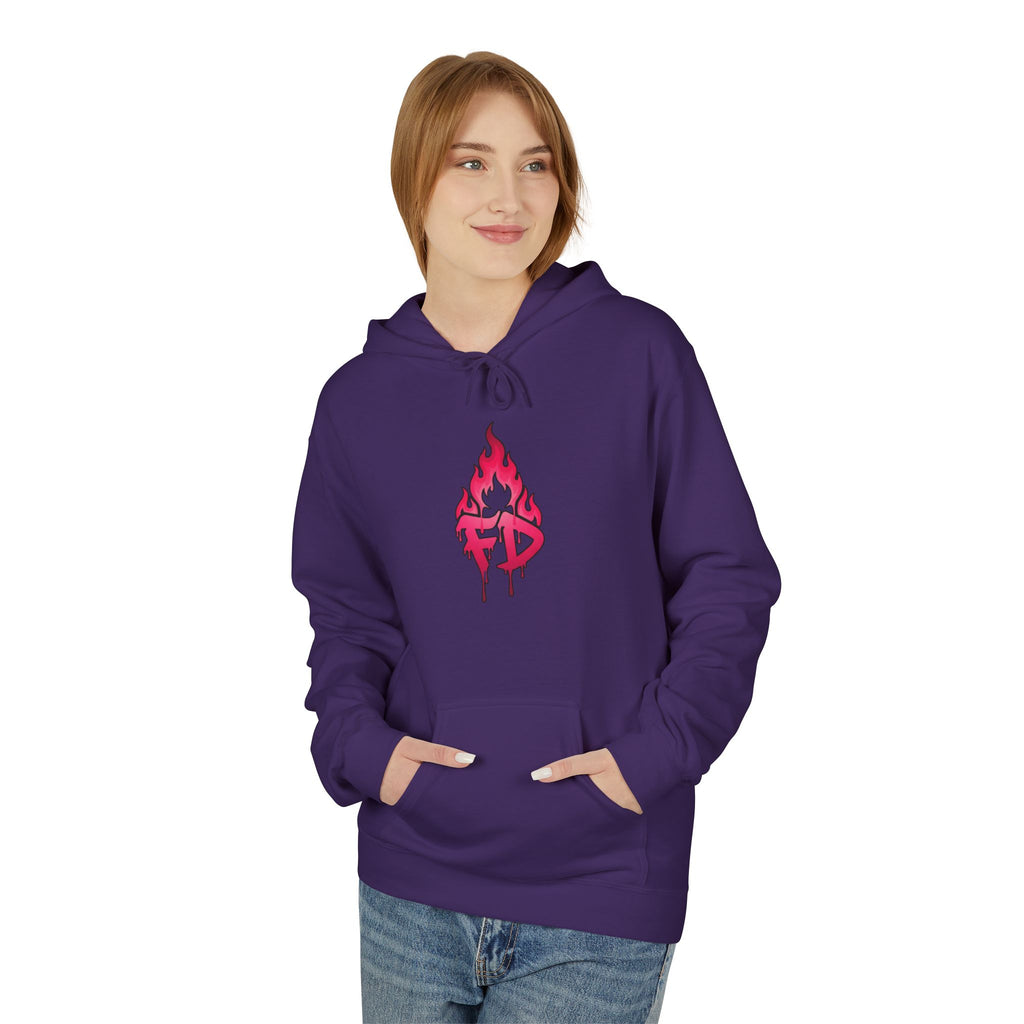 FireDrips Crown Sneakers Hoodie — Neon Streetwear Pullover