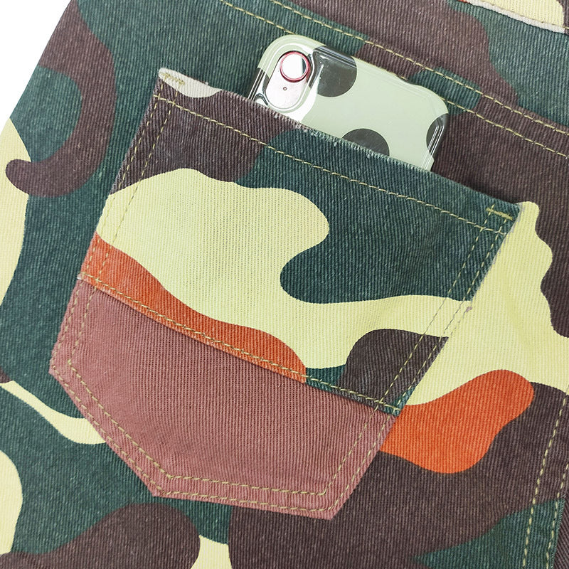 Men's Camouflage Skinny Jeans – Slim Fit Camo Denim Pants