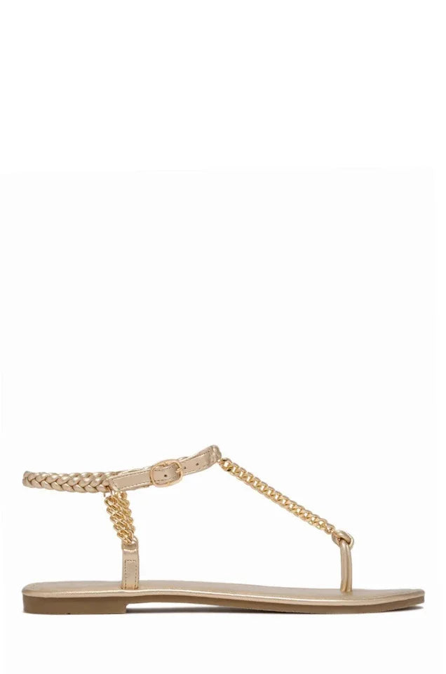 Clear Diamond Ankle Strap Flat Sandals – Rhinestone Flip-Flop Slides