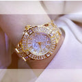 Rhinestone Diamond Bracelet Watch for Women — Luxury Gold & Silver Ladies Wrist Watch | FireDrips