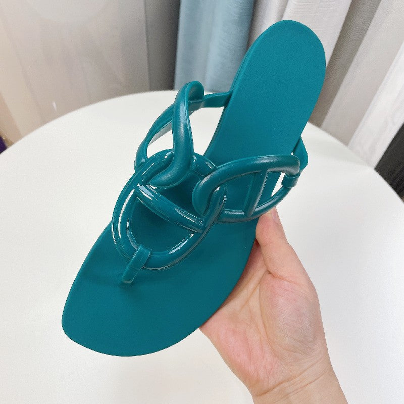 Designer Slide Flip Flop Slippers – Casual Logo Sandals