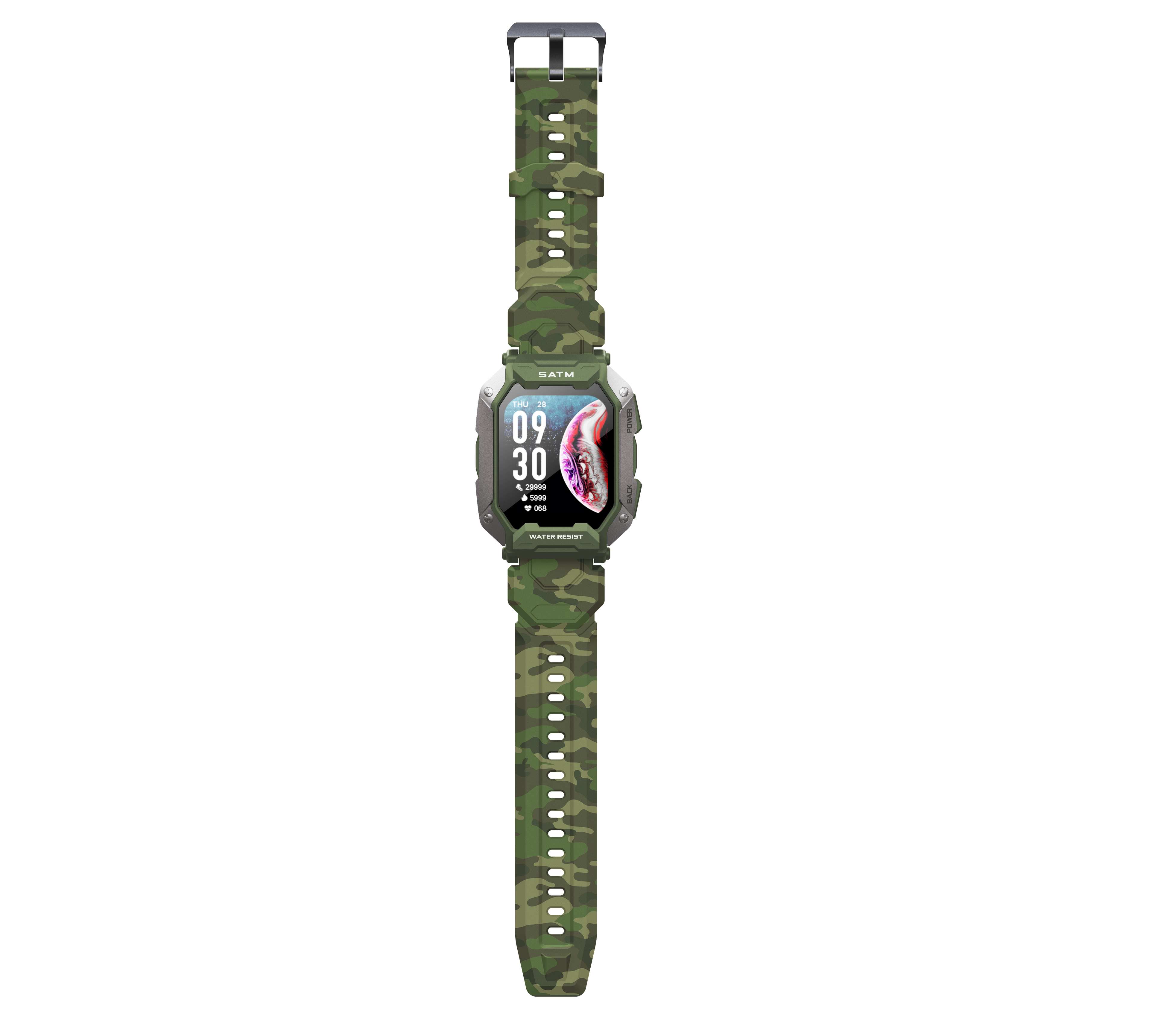 C20 Smart Watch – 5ATM Waterproof Long Battery Life Fitness Tracker