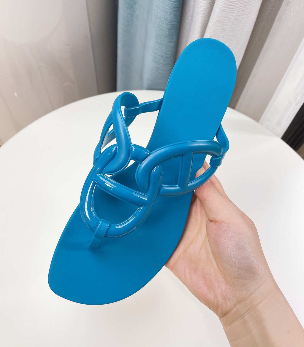 Designer Slide Flip Flop Slippers – Casual Logo Sandals