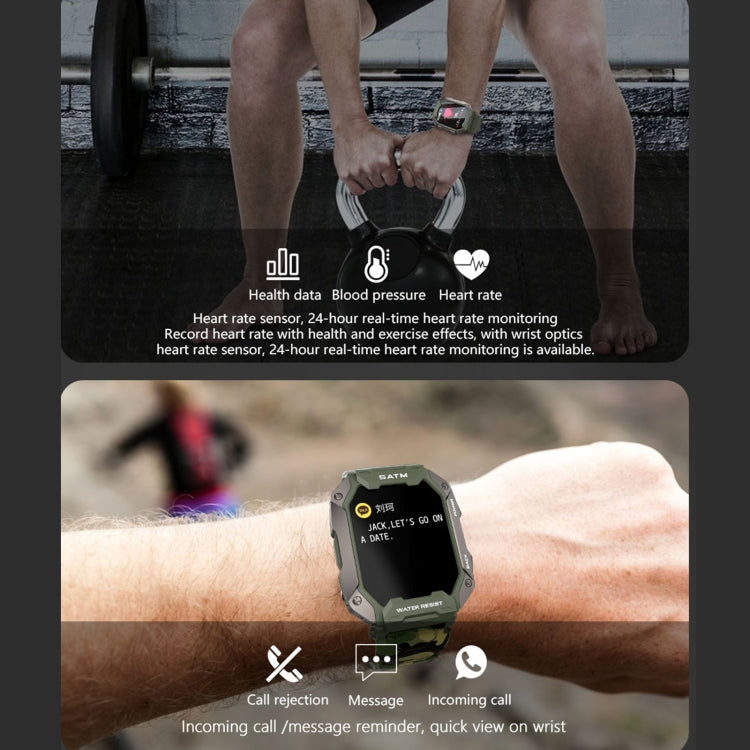 C20 Smart Watch – 1.71" TFT HD Screen Fitness Tracker Smartwatch