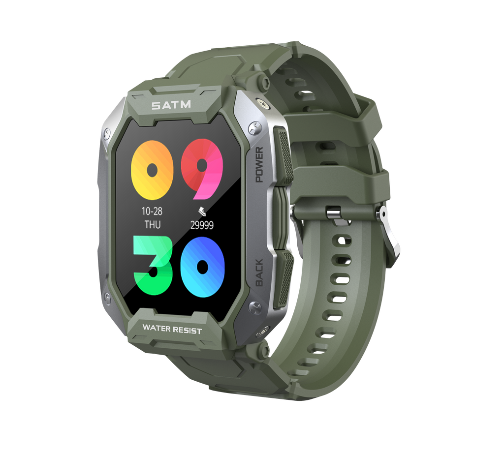 C20 Smart Watch – 5ATM Waterproof Long Battery Life Fitness Tracker