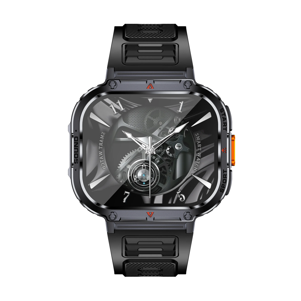 Curved Screen Smart Watch – 2-Inch HD Display Fitness Tracker